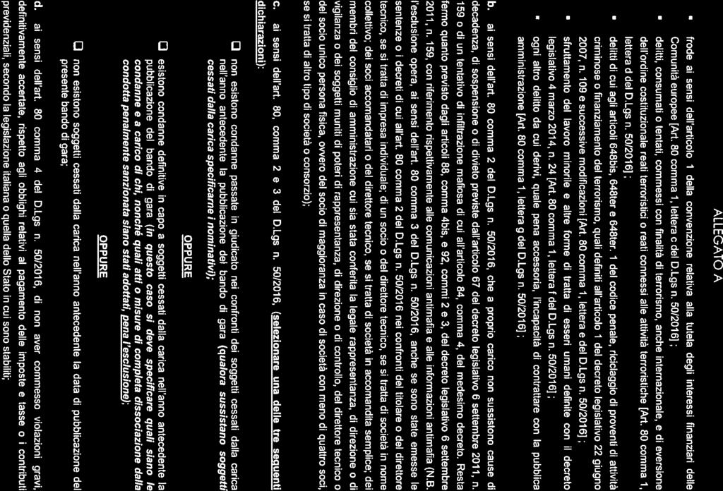 frode ai sensi dell articolo 1 della convenzione relativa alla tutela degli interessi finanziari delle Comunità europee [Art. 80 comma 1, lettera c del D.Lgs n.