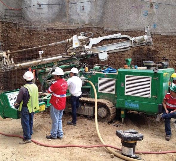 engineering jobs like micropiles, tie bars, ground consolidations, mineral exploration