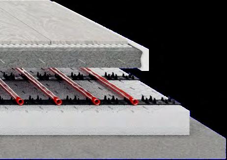 Componenti e dimensioni C B A CODICE ALTEZZA TOTALE PANNELLO A [mm] ALTEZZA MINIMA MASSETTO B [mm] ALTEZZA MINIMA A+B ESCLUSO RIVESTIMENTO C [mm] R981BY003 30 30*