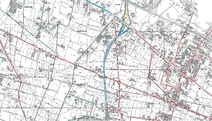 Cartografia dell individuazione delle strade - allegato sub A alla delibera di Consiglio Comunale n.