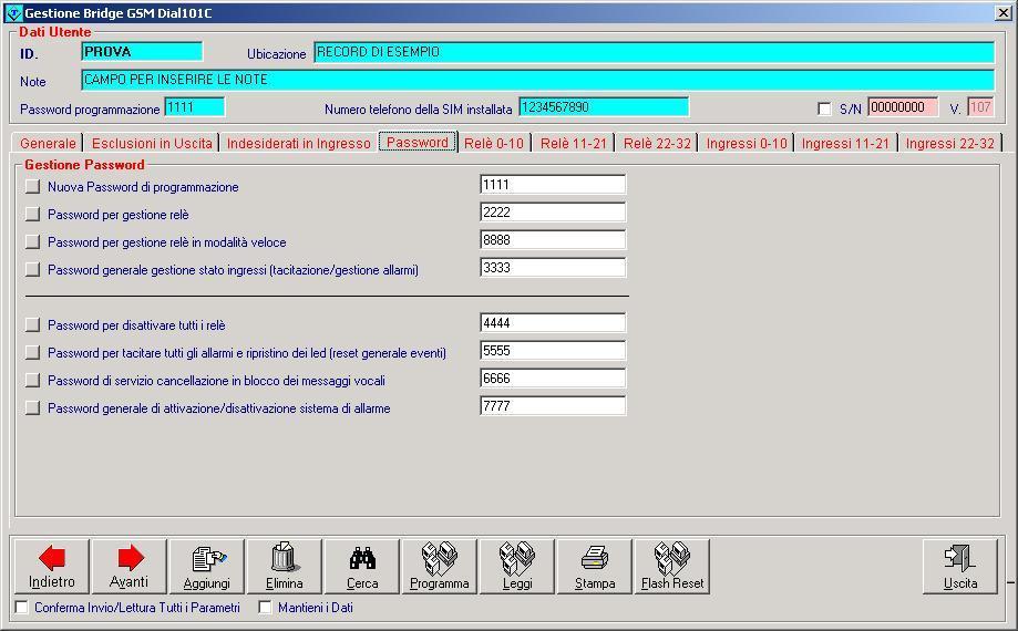 4.4.4 Indesiderati in ingresso 4.4.5