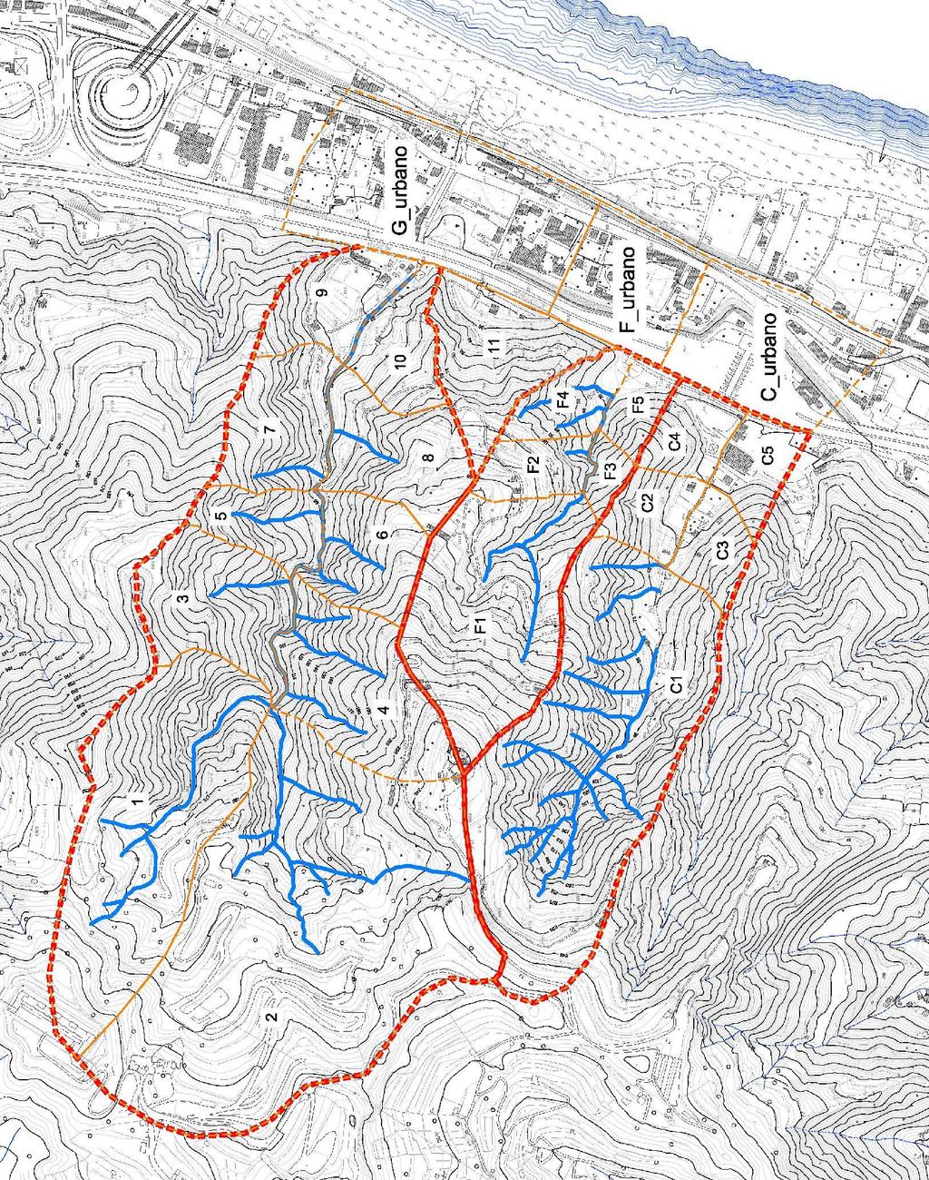 Fgura 3 : Estratto cartografco con la suddvsone n