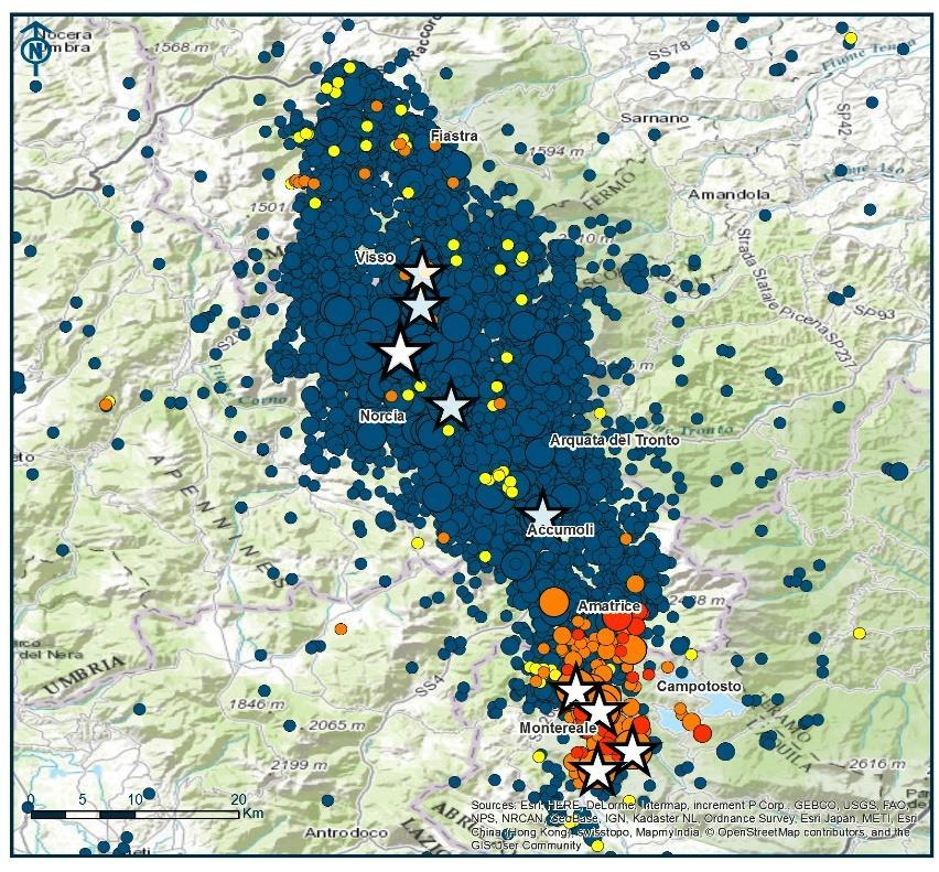 Il cratere abruzzese Caratteristiche peculiari rispetto alle altre Regioni: