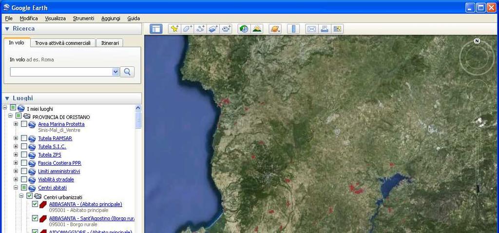 9 8 Centri abitati Dati e Elaborazioni GoogleEarthGIS rev 20130114 Per info e segnalazioni - Ing Giampaolo Enna -