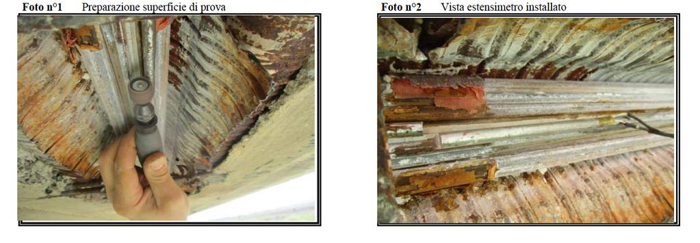 DIFETTO RILEVATO: Rottura armatura di