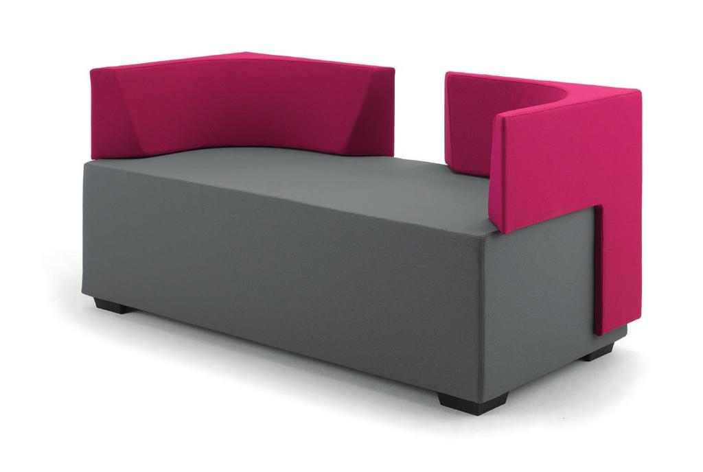 VERTIGO Collezione di divani e poltrone modulari per zone relax dal design ricercato ed elegante che ben si