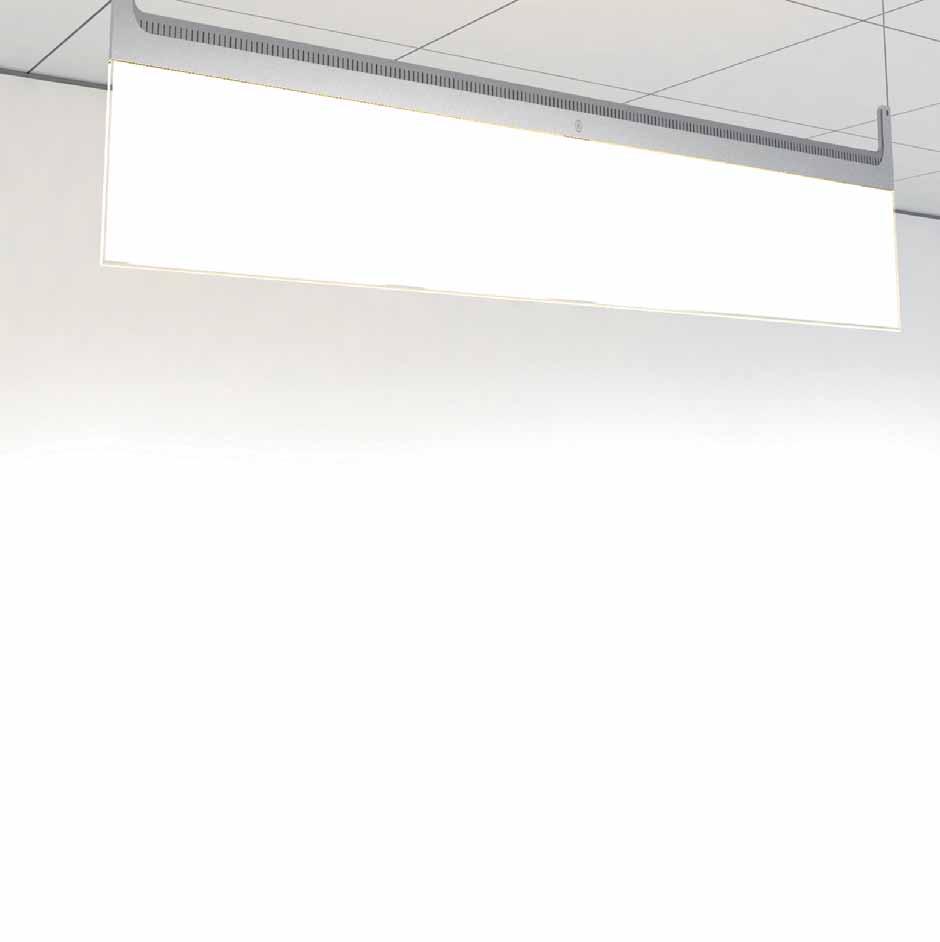 Lumination LED Lineare Illuminazione innovativa e alla moda I nuovi apparecchi lineari a LED Lumination di GE consentono di creare spazi dinamici con la giusta quantità di luce esattamente dove serve.