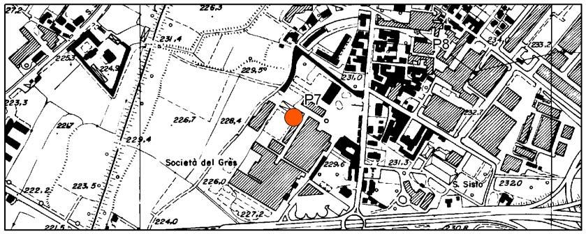 1 - DATI IDENTIFICATIVI n di riferiento e denoinazione P7 Località Via S. Bernardino, 141 Coune Bergao Provincia Sezione CTR C5b3 Coordinate chiloche Gauss Boaga (da CTR) Latitudine 1.551.