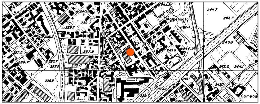 1 - DATI IDENTIFICATIVI n di riferiento e denoinazione P10 Località Malpensata Coune Bergao Provincia Sezione CTR C5b3 Coordinate chiloche Gauss Boaga (da CTR) Latitudine 1.552.597 5.059.