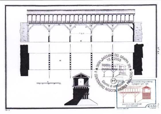 5 Centenario della nascita di Andrea Palladio Progetto del Ponte di