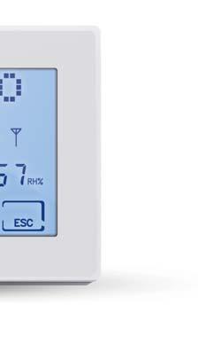 CRONOTERMOSTATI, TERMOSTATI E TERMOREGOLAZIONE INTELLICOMFORT CH180RFWIFI CRONOTERMOSTATO TOUCHSCREEN WIRELESS CON CONNESSIONE WIFI Programmazione settimanale Supervisore per il sistema multizona