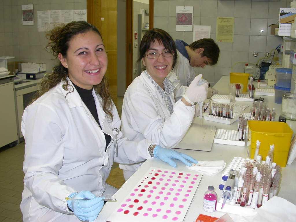 Hanno collaborato: S.Barocci; E.Micci; S.Briscolini: PCR; C.Bartolini;; E.Antognini; P.Mancini; M.Storaci; L.Velletri; V.