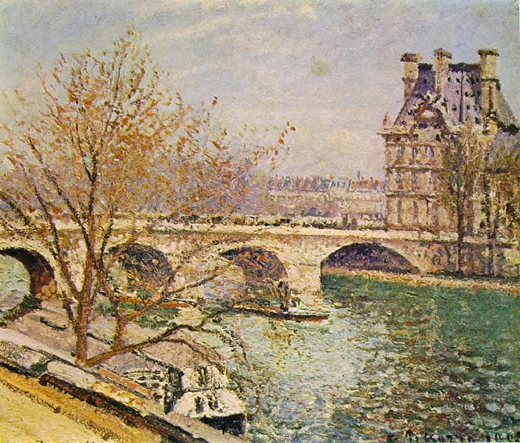 PONT ROYAL E AUTORITRATTO, 1903 (è l'anno della morte di