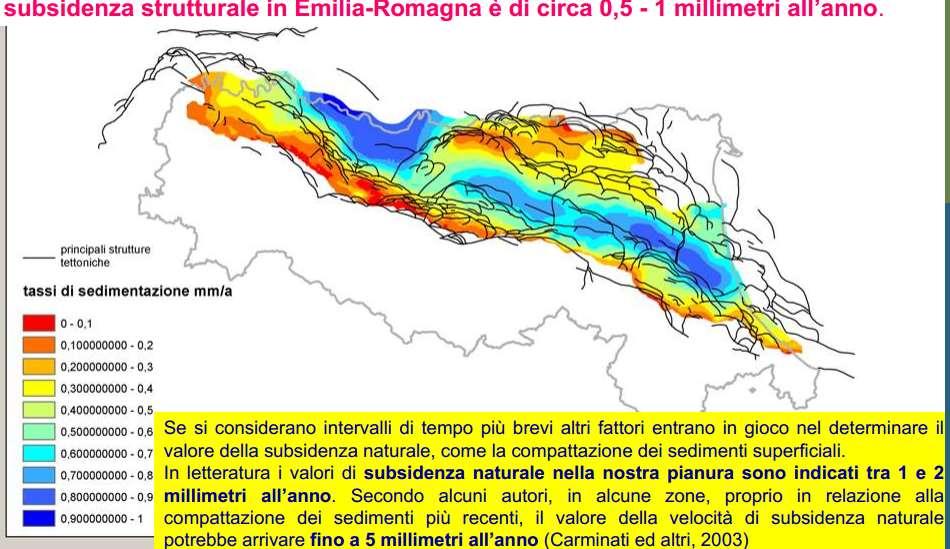 Le aree di Copparo ed Ambrogio non sono interessate dalle problematiche di elevata subsidenza che caratterizzano altri