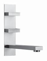 Either vertical or horizontal installation. 20497 Parte incasso per miscelatore con bocca. Built-in part for mixer with spout.