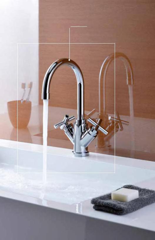 personality Two-handle faucets with a unique style, QUATTRO series has a clean and simple design.