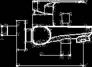 miscelatore solo con PBOX 001 incasso doccia con deviatore *To be completed External set for concealed only with PBOX 001 shower mixer with diverter 116 8