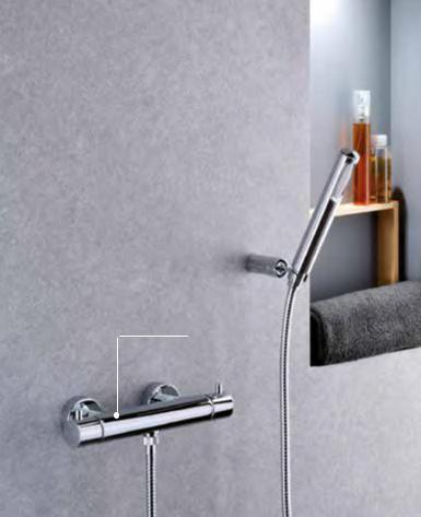 termostatici I nostri rubinetti termostatici per il bagno permettono di mantenere l acqua ad una temperatura costante per tutta la durata di utilizzo, anche nel caso di una variazione di pressione