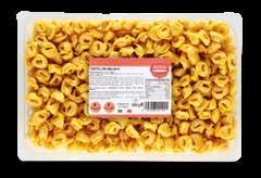 FOOD SERVICE Tortelloni di borragine (ricotta, borragine, biete, spinaci, parmigiano reggiano DOP) Caratteristiche: