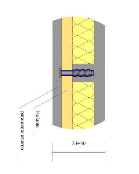 Pannelli orizzontali e verticali a taglio termico I pannelli di tamponamento a taglio termico (isolamento passante) sono realizzati con paramento interno portante e paramento esterno portato.