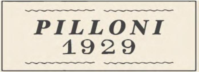 Pilloni 1929 codice for mato descrizione prodotto Al