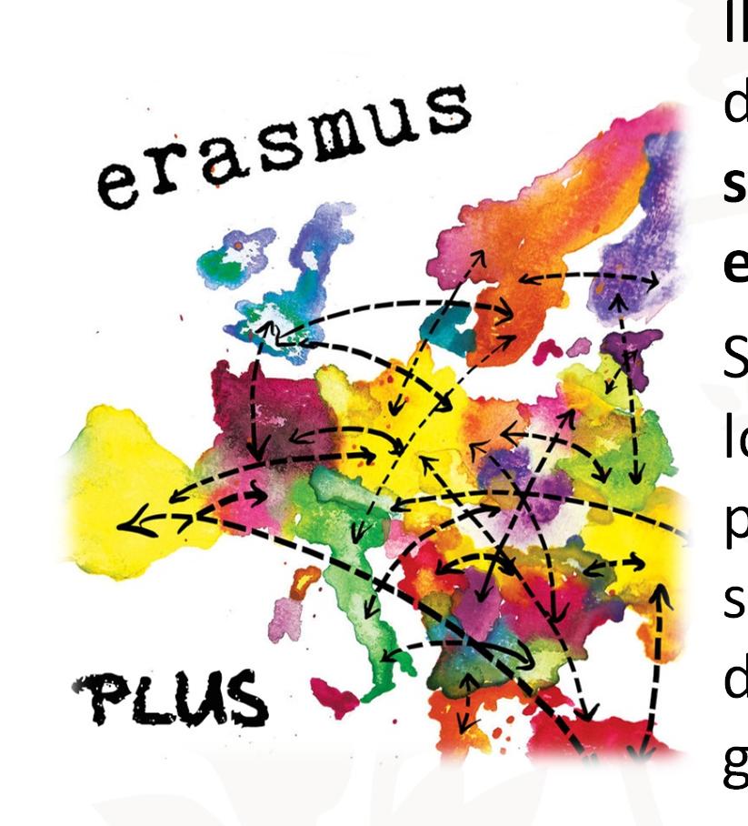 Dimensione internazionale degli studi Programma ERASMUS + Il Dipartimento di Giurisprudenza dispone di un elevato numero di borse per soggiorni di studio presso Università europee.