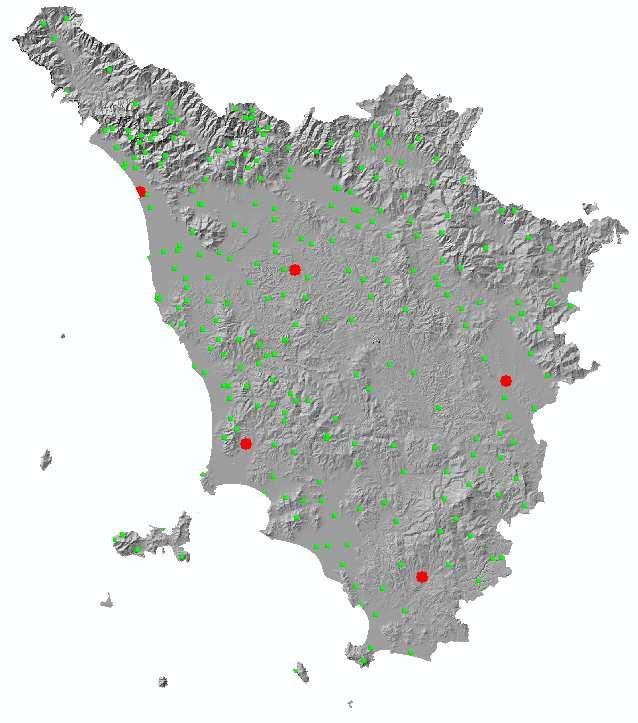 L indice SPI, Standardized Precipitation Index (Indice di precipitazione standardizzato) ha mostrato un sensibile aumento dei fenomeni siccitosi invernali su tutto il territorio regionale nell ultimo