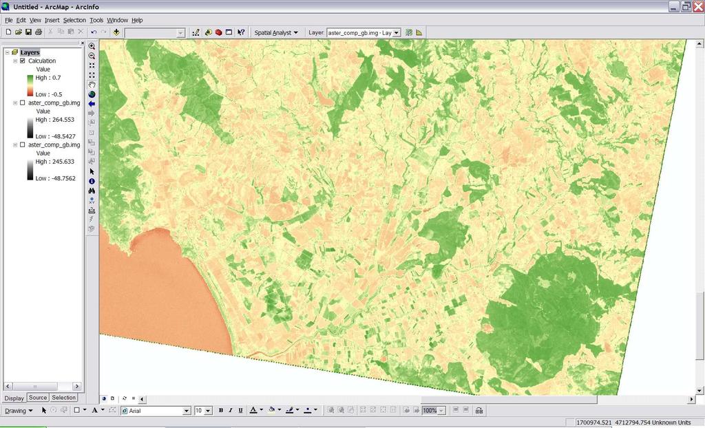 Uso del suolo agricolo: dati ARTEA integrati con immagini