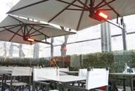 installazione consigliata: max mt 1,90 2,20 rogettato per: sotto ombrelloni, gazebo, patio, verande,