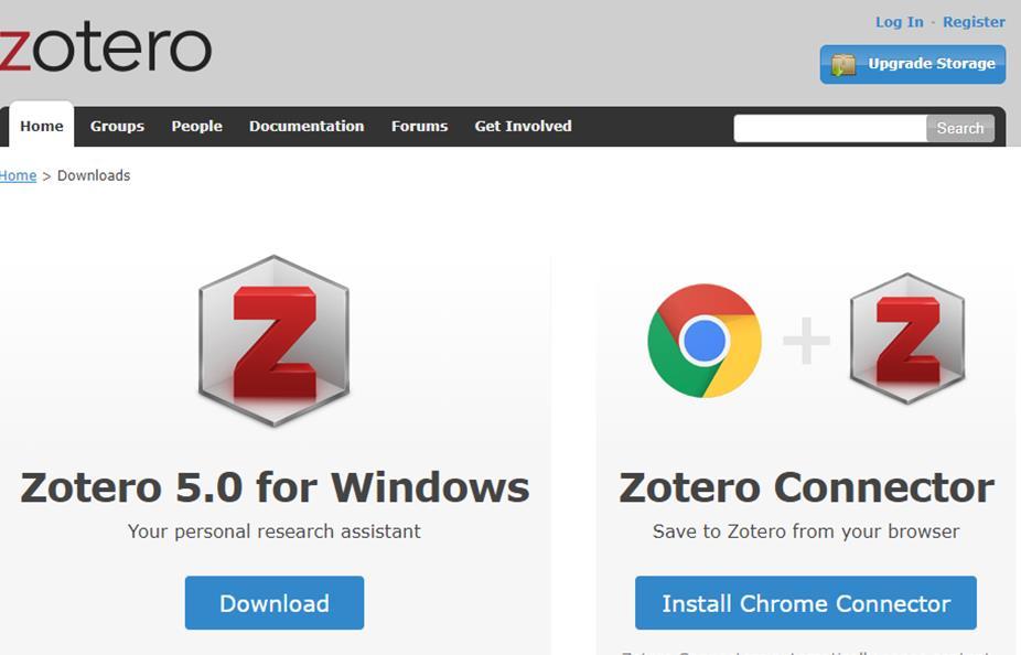 Registrazione e installazione www.zotero.org 1 1. Aprire Log in e creare un account 2. e 3.