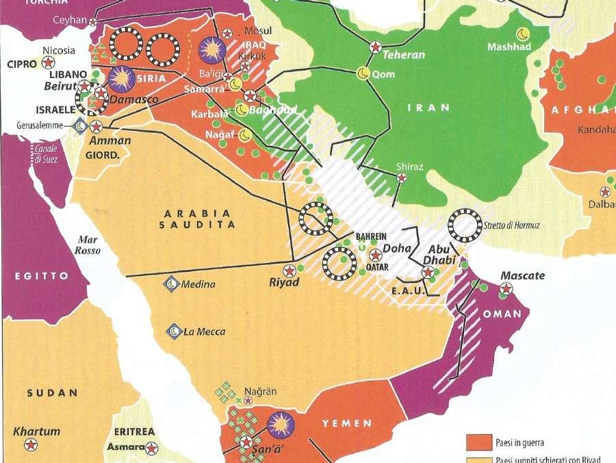 Arabia Saudita-Iran : aree