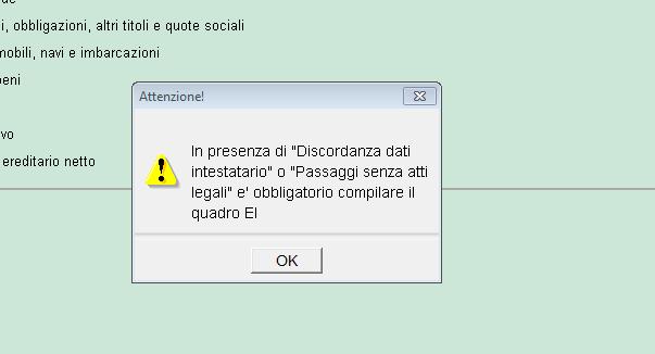 Successione telematica Controlli 1 La procedura, al momento della compilazione del modello, controlla: In caso di successione testamentaria, la quadratura dei titoli e delle quote devoluti In caso di