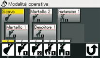 modalità di lavoro sul monitor LCD. Se necessario è possibile apportare correzioni minime alla portata dell olio.