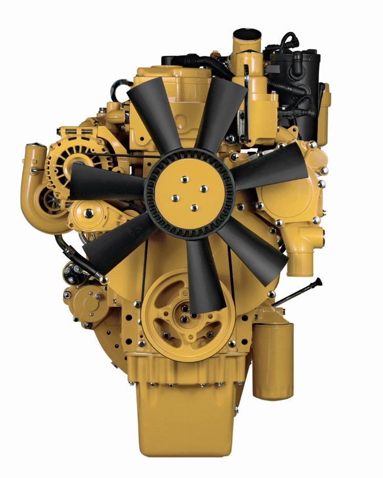 Motore Potente ed efficiente in termini di risparmio di combustibile per soddisfare le aspettative Tecnologia collaudata Il motore Cat C4.