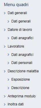 Introduzione Sul lato sinistro della schermata sono presenti menù e funzioni a cui l utente può accedere.