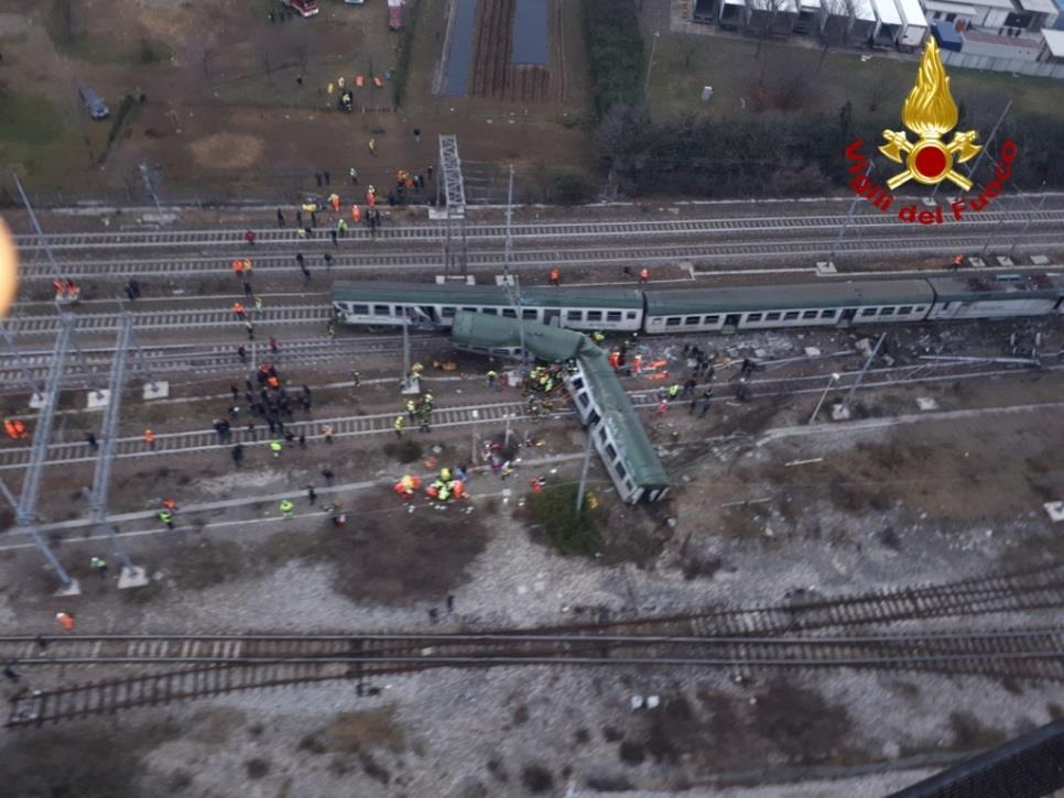 incidentalità Gravissimo incidente ferroviario nel Milanese.