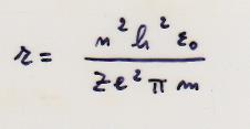 ATOMO SECONDO BOHR (1913) Postulati 1) Per l elettrone in un atomo solo determinati stati energetici sono permessi (E = E c + V) 2) Passando da uno stato ad energia più alta ad uno stato ad energia