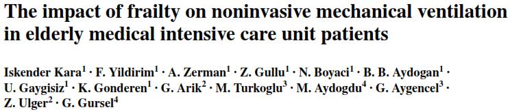 Thirty (29%) patients were grouped as NIV failure group and the remaining 73 (71%) as NIV success group. The Glascow Coma Scores (GCS) were lower and SOFA scores were higher in the NIV failure group.