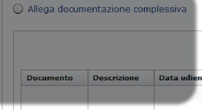 Tramite questo bottone l avvocato potrà allegare i