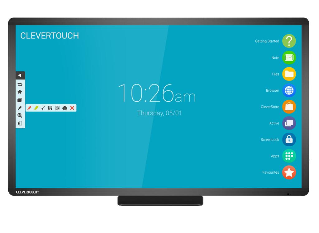 Gestione remota High precision touch Potete controllare tutti gli schermi da un unico dispositivo.