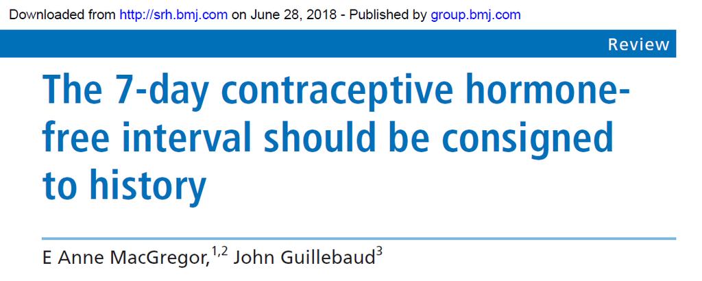 L EVOLUZIONE DELLA CONTRACCEZIONE ORMONALE i regimi estesi maggiore efficacia contraccettiva minore effetto delle