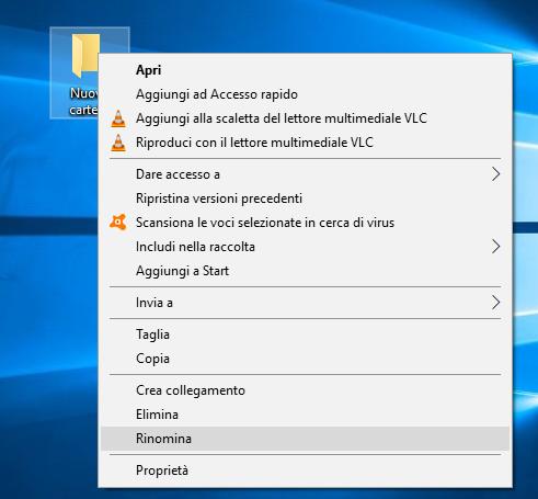 Quando hai finito schiaccia il tasto INVIO ESERCIZIO: CREA UNA CARTELLA E CHIAMALA