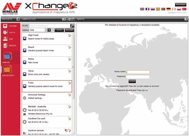 Panoramica su XChange 2 Panoramica su XChange 2 La sezione seguente presenta una descrizione generale dell applicazione XChange 2 e delle principali aree d uso.