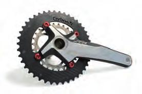 EVO chainrings have a stiffer structure with ramps, pins and inserts allowing more smooth and precise shiftings.