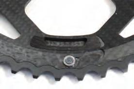 chainrings have a stiffer structure with ramps, pins and