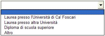 Appendice C Le domande del questionario APPENDICE C LE DOMANDE DEL QUESTIONARIO A) Nella scelta del corso di laurea ha dato priorità al corso di laurea o all'ateneo?