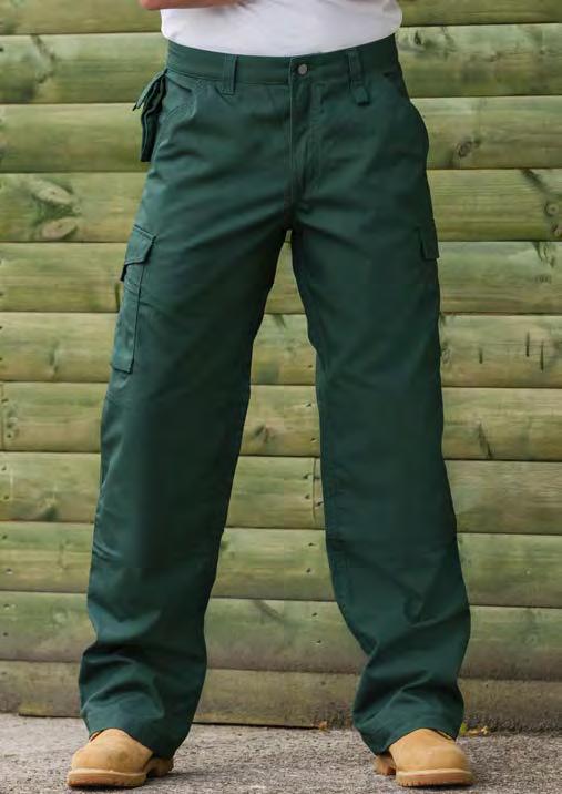 AEMM RJ015M Pantalone resistente da lavoro - 260 gr/m 2 Modello rinforzato multitasche Tasche interne