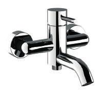 Exposed bath mixer without shower kit X 02 Miscelatore vasca esterno con kit doccia, flessibile