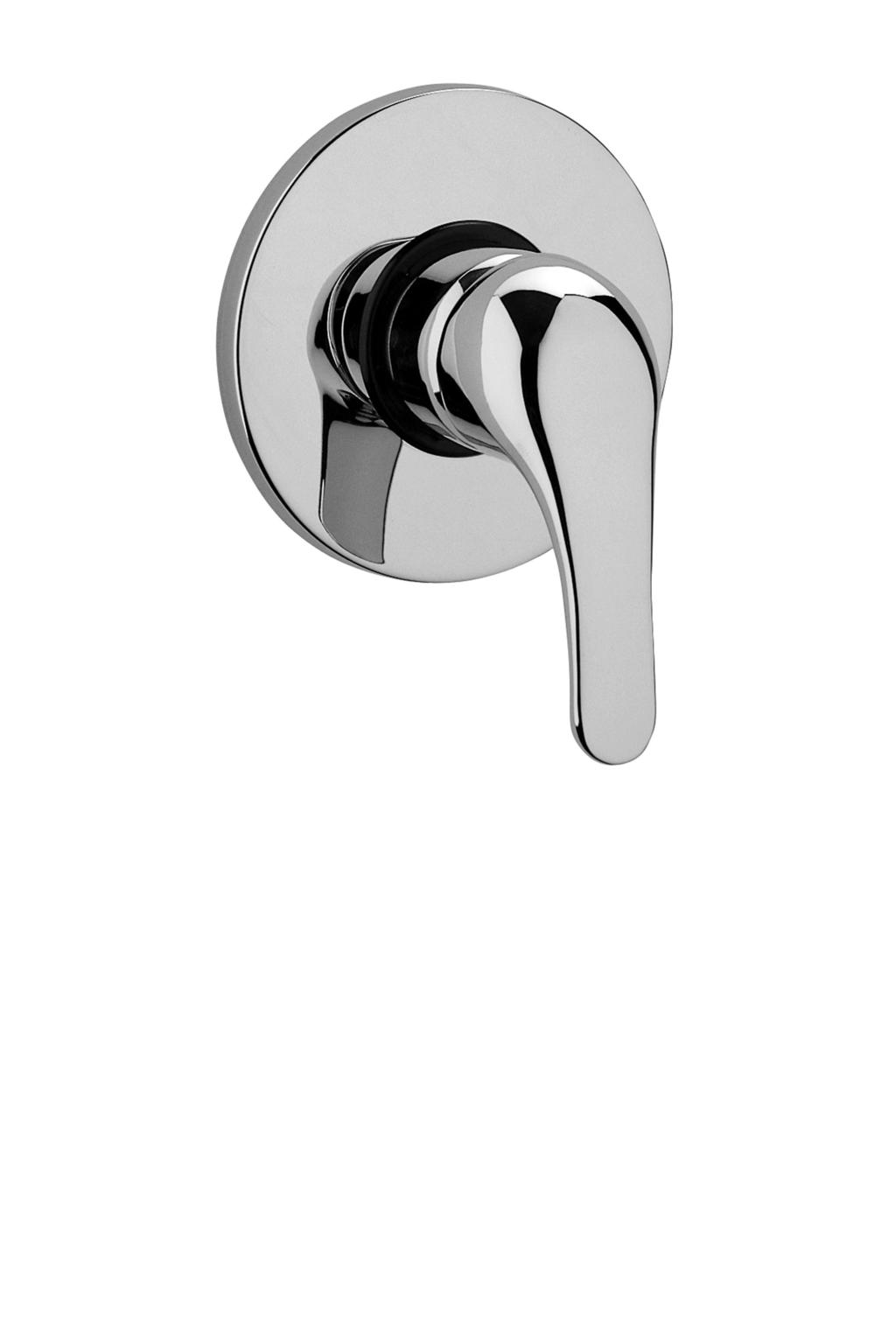 010 H43mm 44,80 108 145 Miscelatore vasca/doccia con deviatore completo di: aeratore M28x1 set 2 eccentrici 1/2 x3/4 G e rosoni Bath/shower mixer with diverter complete with: aerator M28x1 set of 2