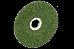 DF R SEMI FLEXIBLE ABRASIVE DISCS Several layers of silicon carbide abrasive bonded on a thick fiber backing. For fast stock removal on stone, marble, bricks and composite materials.